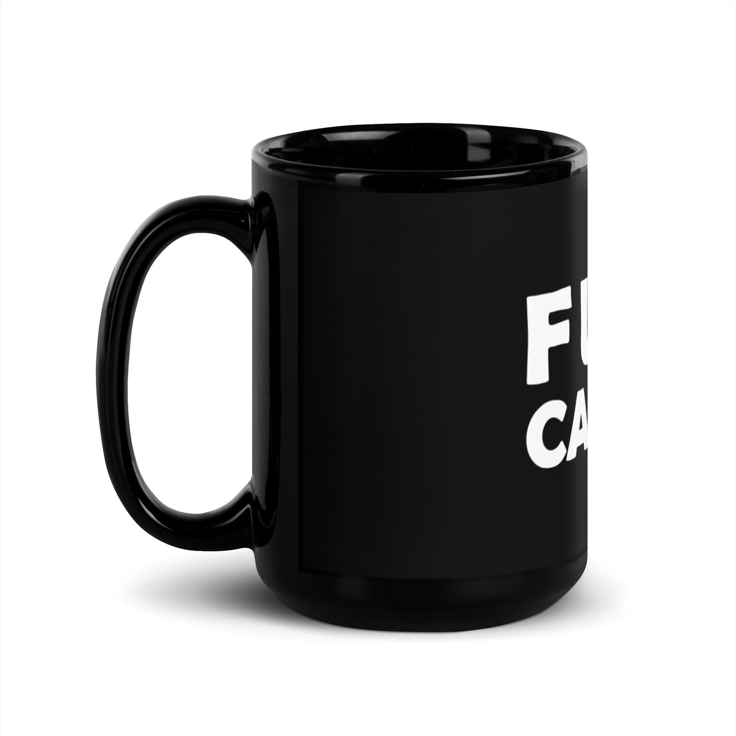 FU Cancer Black Glossy Mug
