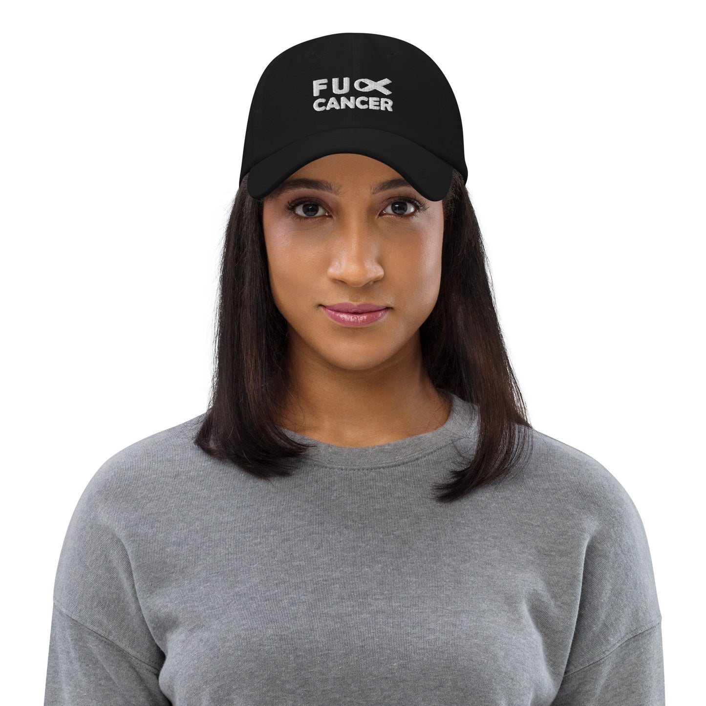 FU Cancer Dad Hat Dark