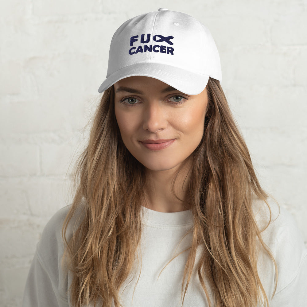 FU Cancer Dad Hat Light