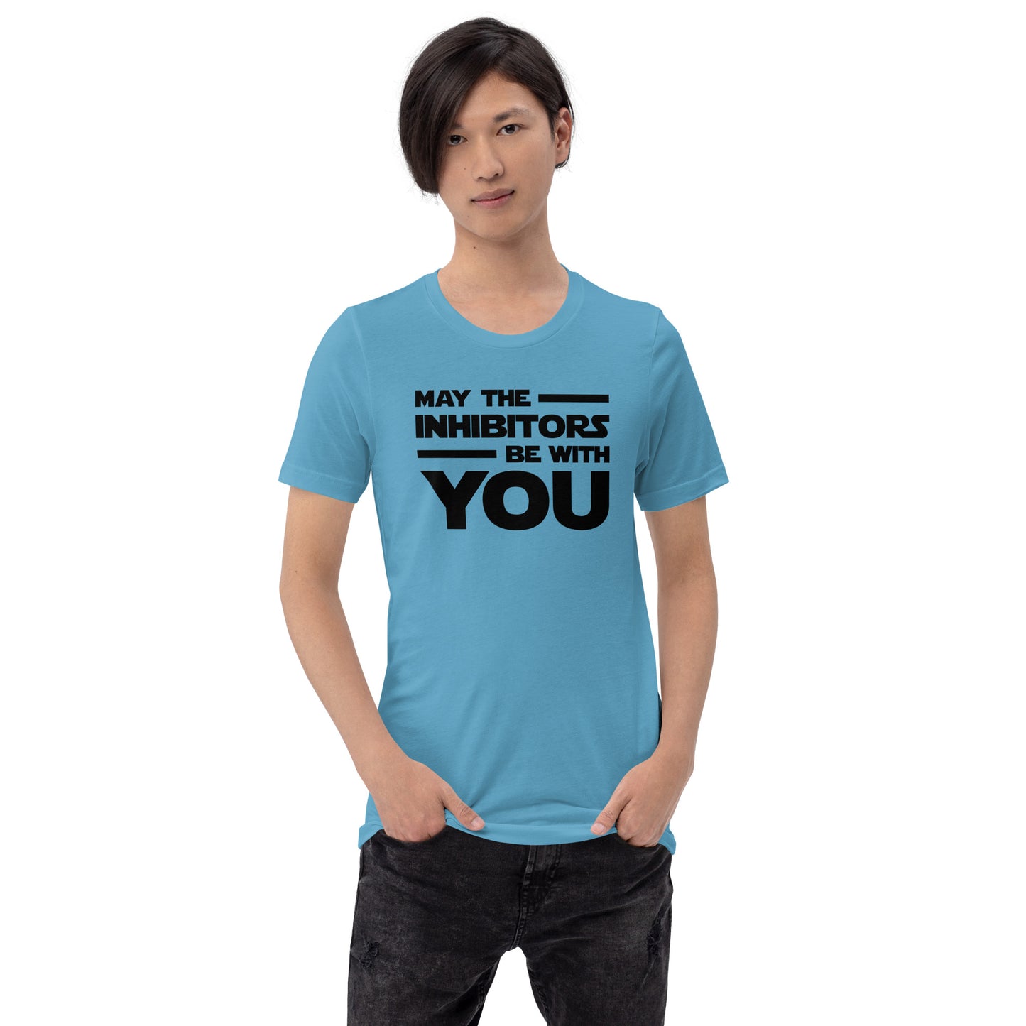 May The Inhibitors Be With You Unisex Short Sleeve T-shirt