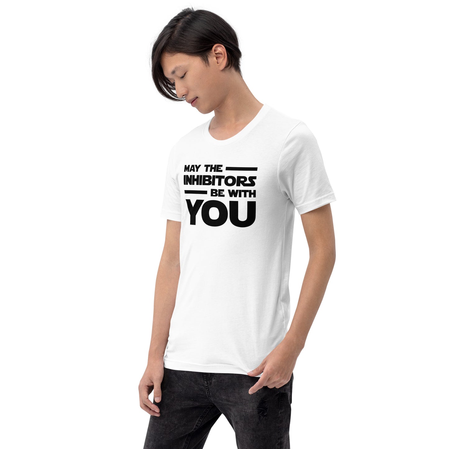 May The Inhibitors Be With You Unisex Short Sleeve T-shirt