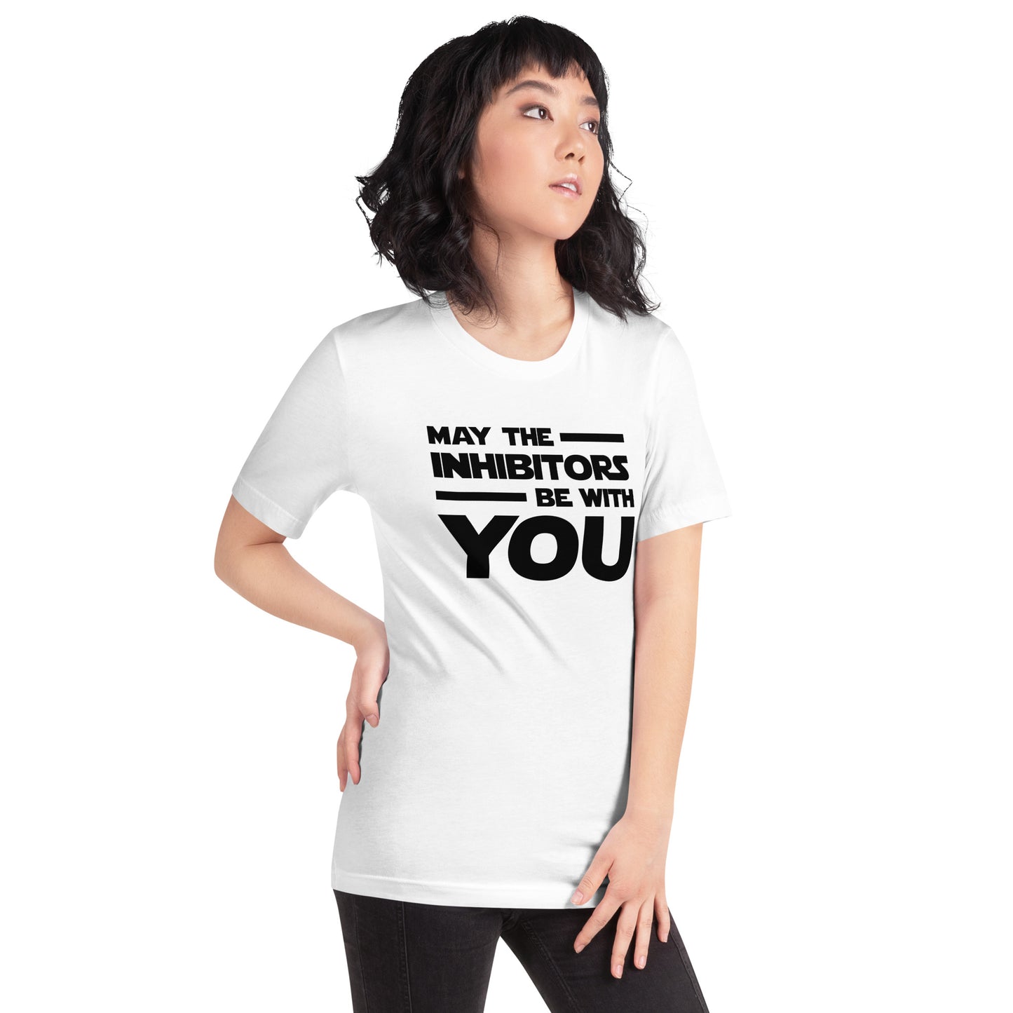 May The Inhibitors Be With You Unisex Short Sleeve T-shirt