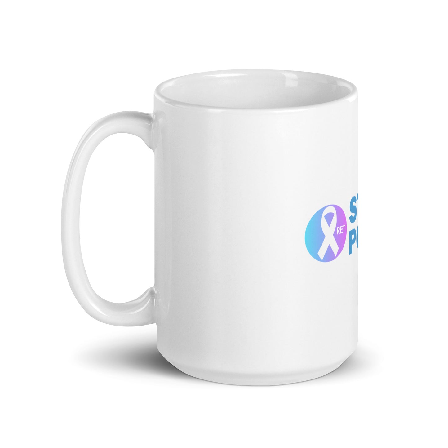 Staying Positive White Glossy Mug