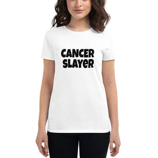 Cancer Slayer Premium Tri-Blend Relaxed Women's Short Sleeve T-shirt Light
