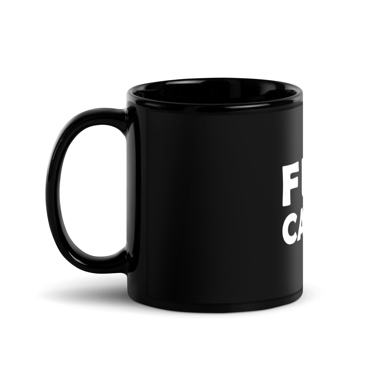 FU Cancer Black Glossy Mug