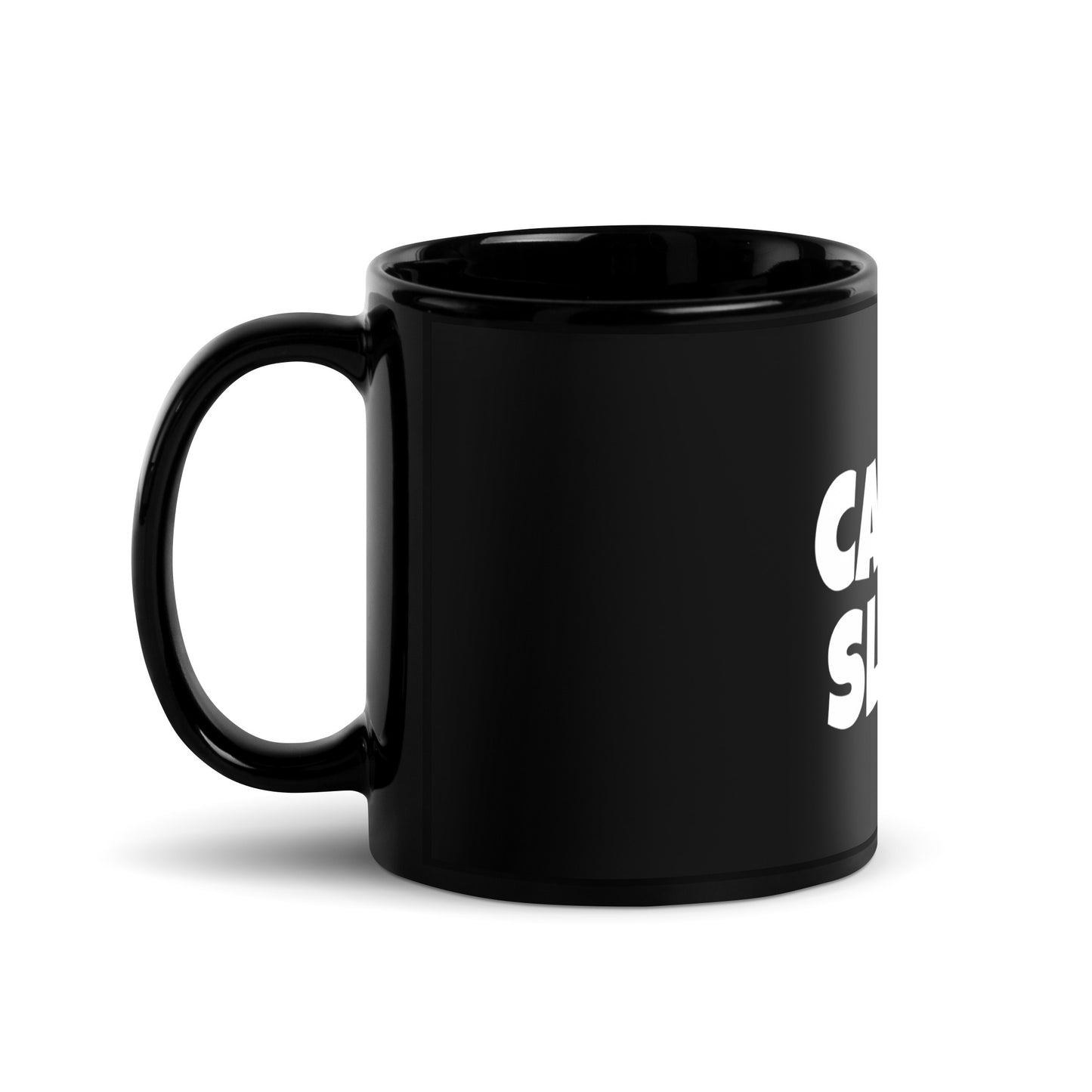 Cancer Slayer Black Glossy Mug
