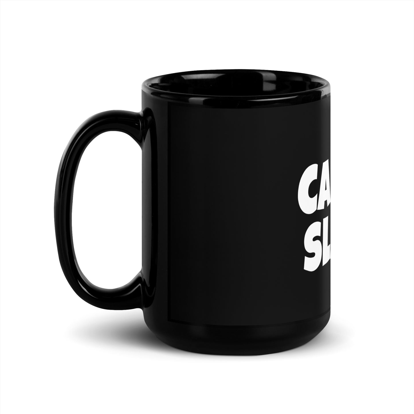 Cancer Slayer Black Glossy Mug