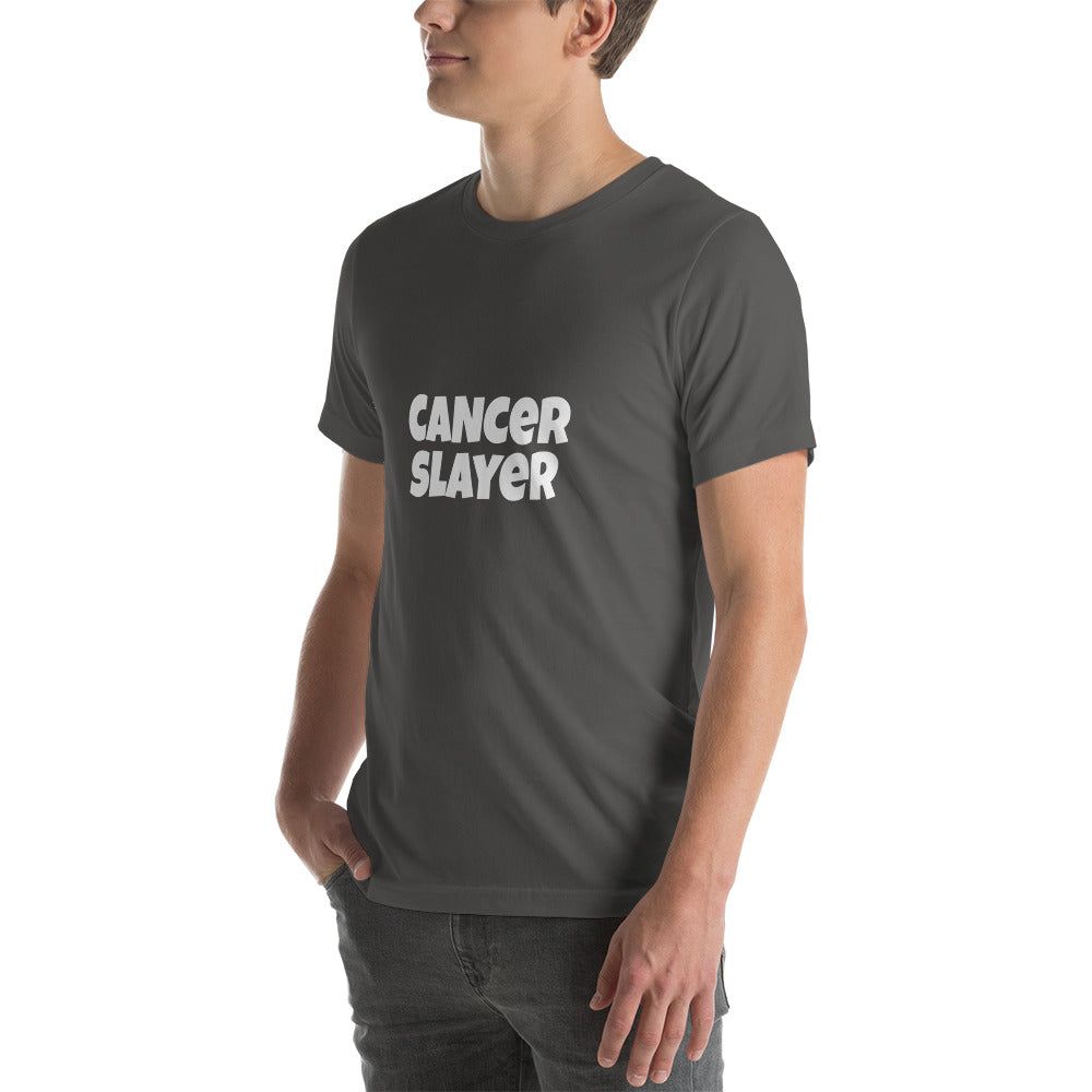 Cancer Slayer Unisex Short Sleeve T-shirt