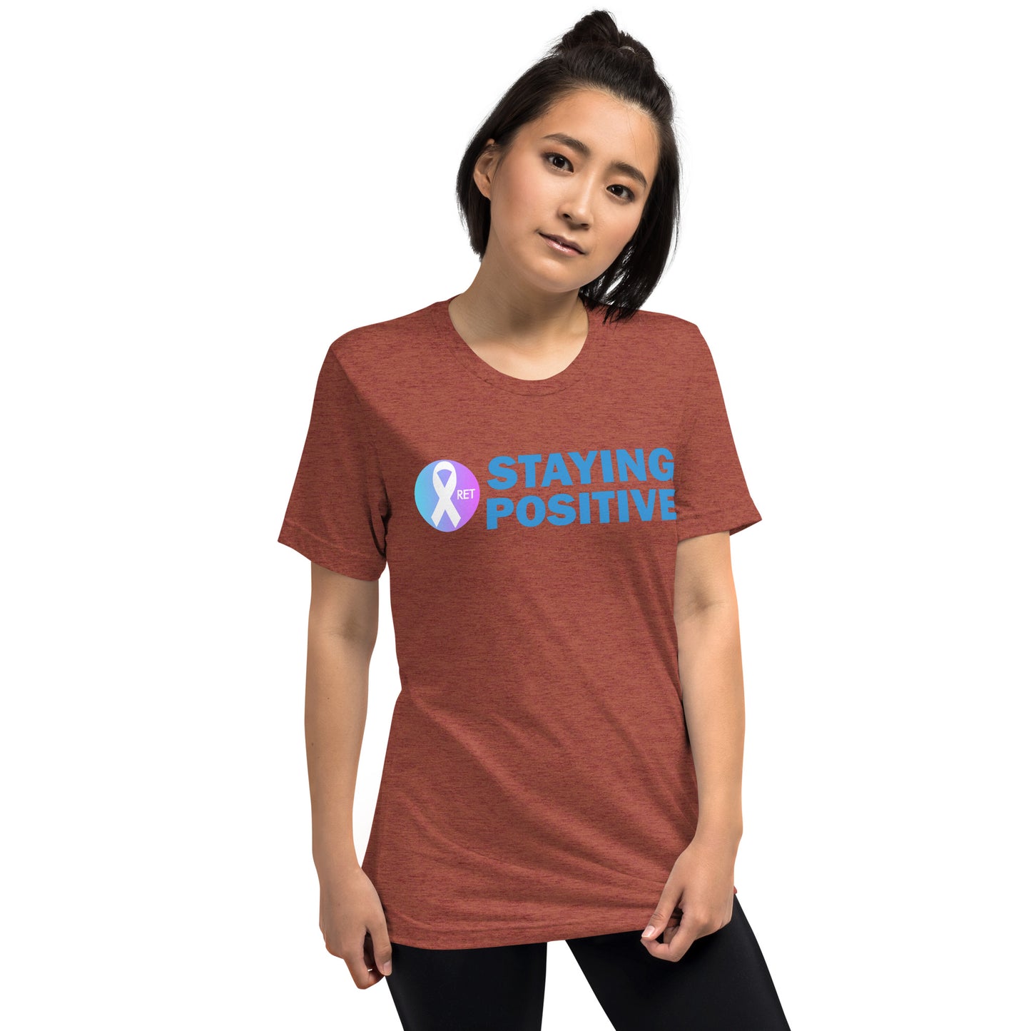 Staying Positive Premium Unisex Tri-Blend Short Sleeve T-shirt