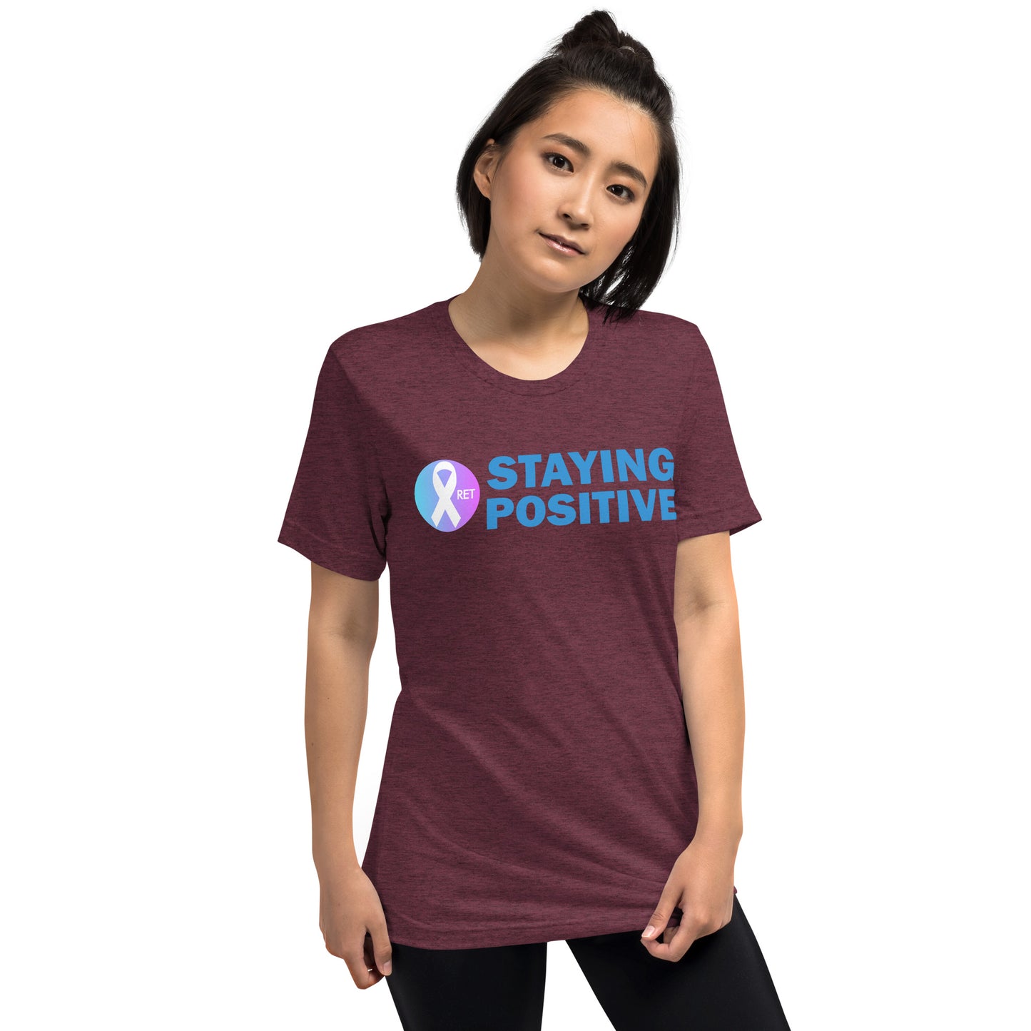 Staying Positive Premium Unisex Tri-Blend Short Sleeve T-shirt