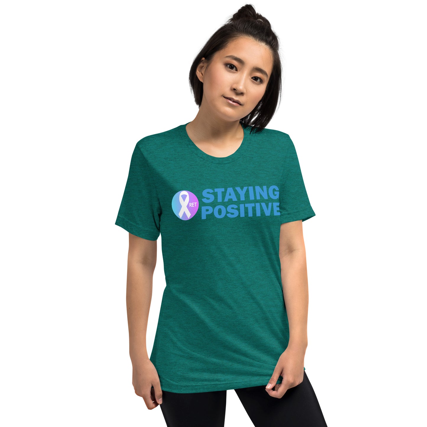 Staying Positive Premium Unisex Tri-Blend Short Sleeve T-shirt