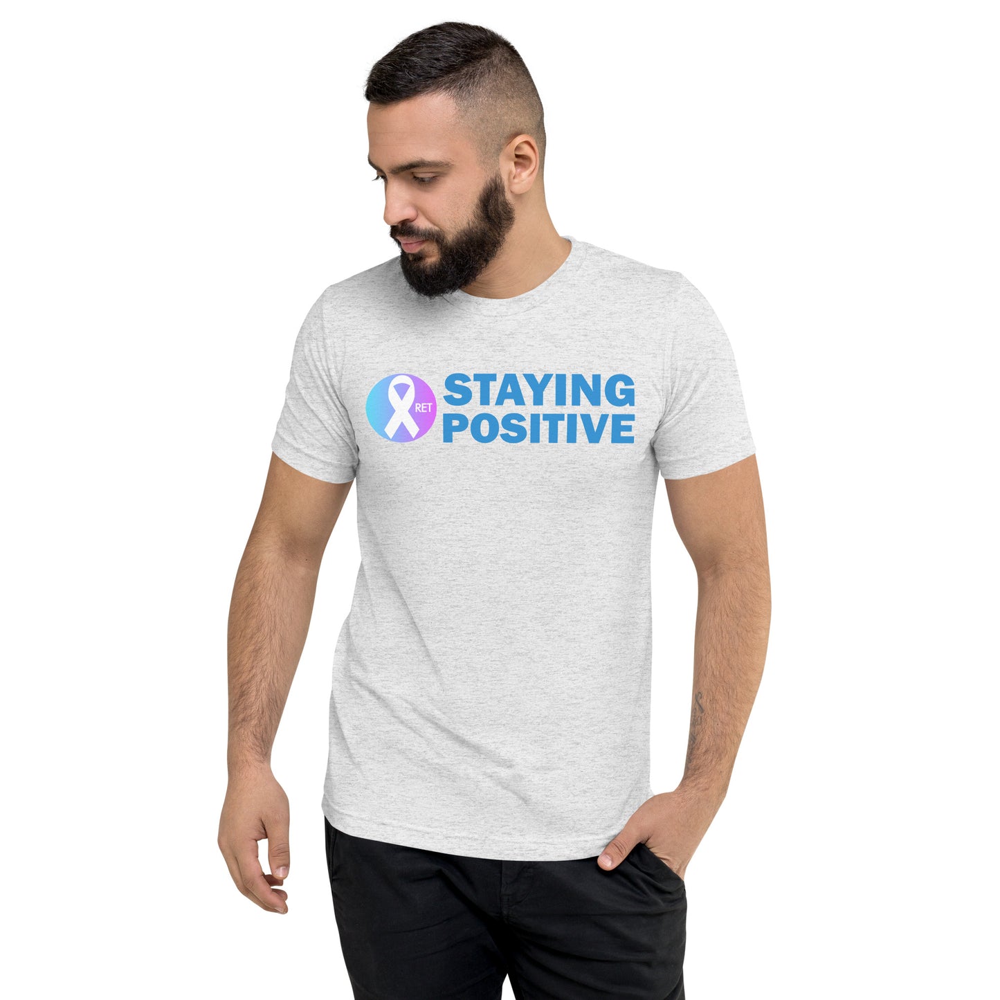 Staying Positive Premium Unisex Tri-Blend Short Sleeve T-shirt