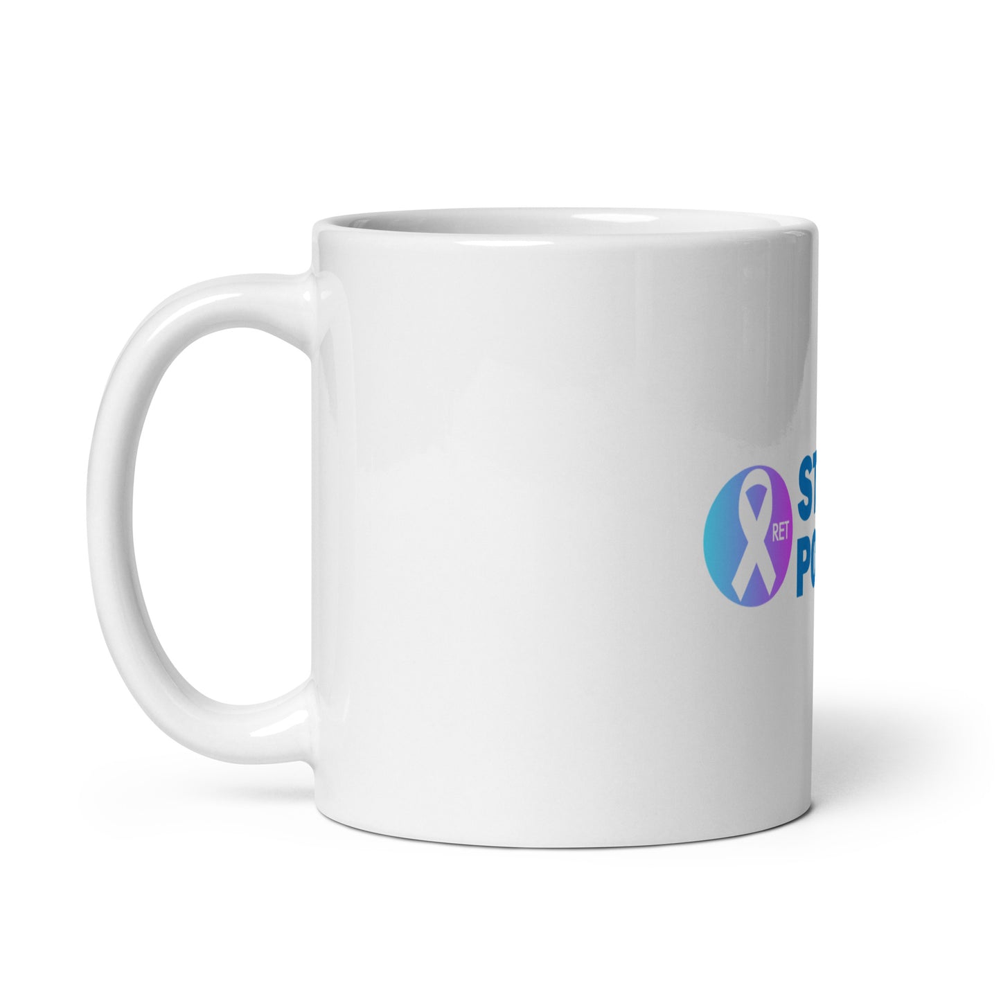 Staying Positive White Glossy Mug